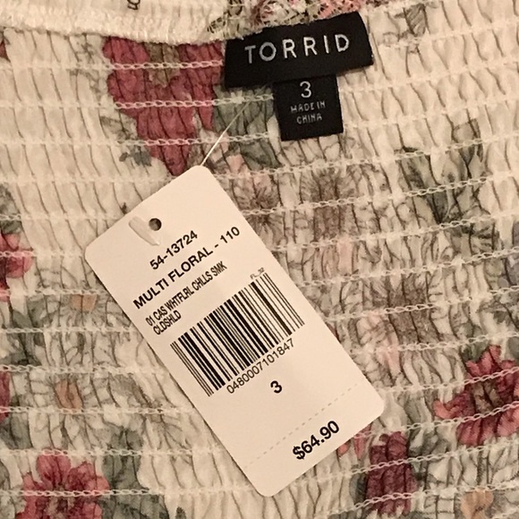 New multi floral blouse size 3X - Picture 2 of 2